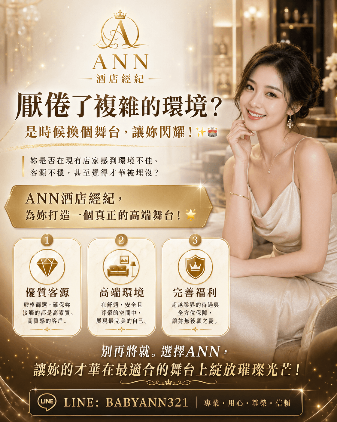 ANN酒店兼職工作
