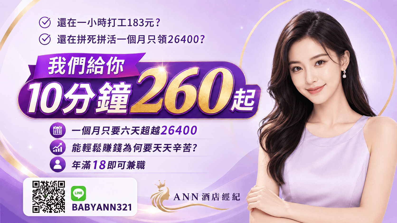 ann10分鐘260起