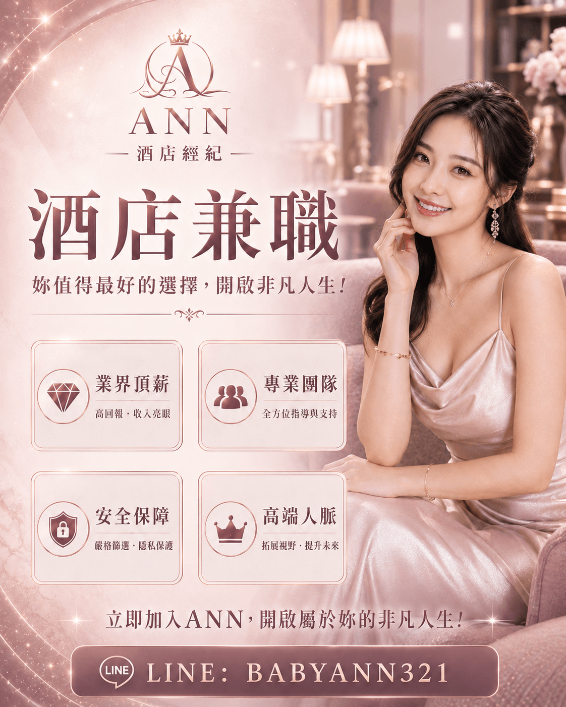 ANN酒店兼職